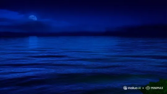 异影出水

暮色将湖面染成幽蓝，浓稠的夜色里，水面突然泛起诡异涟漪。一只身形扭曲的生物缓缓浮出，它上半身肌理虬结如人类，皮肤却遍布青灰的疙瘩，泛着湿润的水光；下半身保留着青蛙特有的粗壮后腿，趾间蹼膜隐约可见。

它喉间发出低沉的咕噜声，双手扒住岸边的青苔，指节凸起如嶙峋怪石。随着“哗啦”一声巨响，整个躯体破水而出，水珠顺着褶皱的皮肤滑落，在月光下折射出冷冽的光。扭曲的脊背逐渐挺直，原本佝偻的身形竟如人类般直立而起，青灰色的眼珠转动间，透出让人脊背发凉的幽光。它抖了抖身上的水珠，双腿交替迈动，步伐虽略显僵硬，却稳稳地向着岸上的阴影深处走去，只留下一串湿漉漉的脚印，在岸边蜿蜒成谜。 by Hailuo AI Video Generator