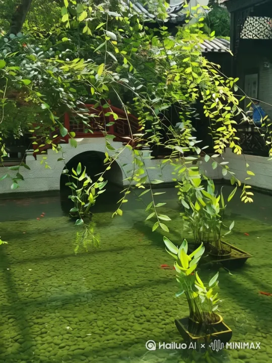 树叶摇，鱼儿游 by Hailuo AI Video Generator