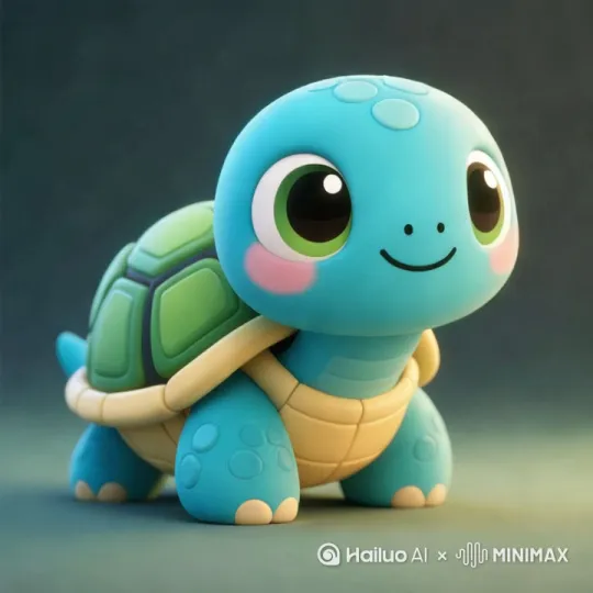 乌龟爬行 by Hailuo AI Video Generator