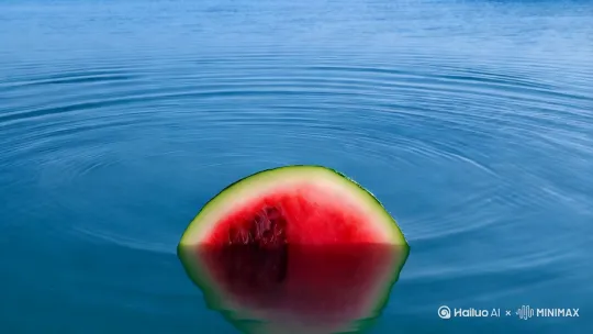 《夏日食光》3D动态视频分镜脚本

【开场】淡蓝水波纹荡漾，西瓜切片从水面浮起，晶莹水珠沿果肉滑落，镜头推近时瓜瓤幻化成"消暑"二字。（背景音：冰块碰撞声）

【转场1】青藤缠绕的竹架上，黄瓜旋转生长，表皮露珠折射晨光。刀影闪过，黄瓜片呈螺旋状散开，拼成沙拉碗造型。（音效：清脆刀切声）

【动态展示】西红柿在砧板弹跳，果肉粒子重组为糖拌番茄，半透明糖霜如雪花飘落。茄子剖面紫色渐变，突然腾空跃入蒸锅，蒸汽凝结成"少油"提示框。

【生活场景】小白菜从泥土破土而出，根须化作筷子夹起菜心。西红柿炒蛋在铁锅翻腾，蛋黄液形成金色光晕，灶火幻化太阳图腾。

【收尾】所有食材汇聚成餐桌全景，西瓜皮小船载着凉拌菜顺水流过，字幕浮现"家常至味 清凉一夏"。镜头拉远，餐桌变成荷叶漂浮在池塘。（背景音乐：轻快钢琴旋律）

【创意点】运用流体模拟技术呈现果汁流动，食材纹理采用4K微距扫描，光影随节气时辰智能变化，让家常菜呈现奇幻质感。 by Hailuo AI Video Generator