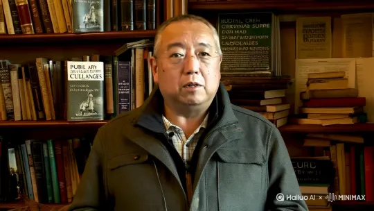 欧洲正经历着倒退，或者原地踏步。尽管经历了两次世界大战的洗涤，欧洲人仍然陷在大型的内部斗争中，而不能自拔。这样的观点，似乎是国人主流的价值观。这种文明差异，大概率是我们自己造成的。我们与西方分处欧亚大陆的两端，确在很长一段时间里，几乎没有沟通，善于贸易的阿拉伯人，始终扮演者沟通，交流，生意人的角色，我们需要清醒的认识这一点。文化可以交流，文明不会认同，但会被继承。大地震和瘟疫，似乎都是新文明的起点。黎涛 by Hailuo AI Video Generator