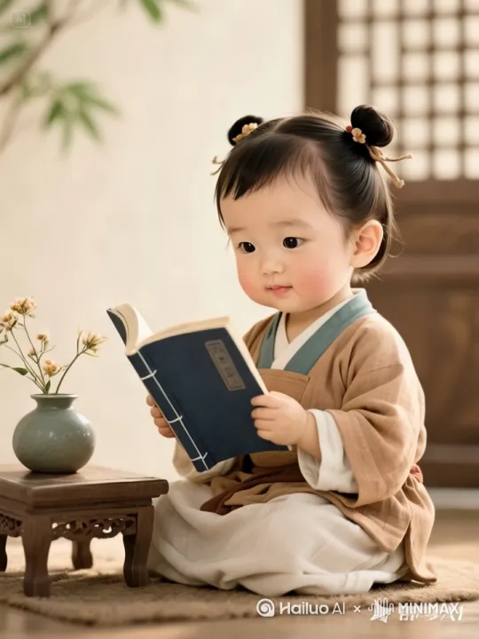 阅读关关雎鸠，在河之洲，苗条淑女，君子好逑。 by Hailuo AI Video Generator
