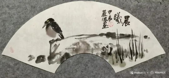 让图中的鸟在画里飞来飞去 by Hailuo AI Video Generator