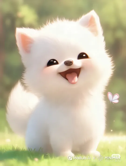 让狗让狗狗边跳边走。 by Hailuo AI Video Generator