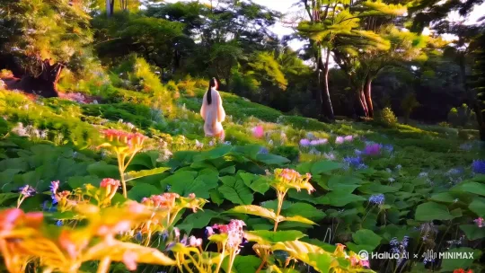 夏天到了百草丰茂万物欣欣向荣。且呈现出昂昂生机。 by Hailuo AI Video Generator