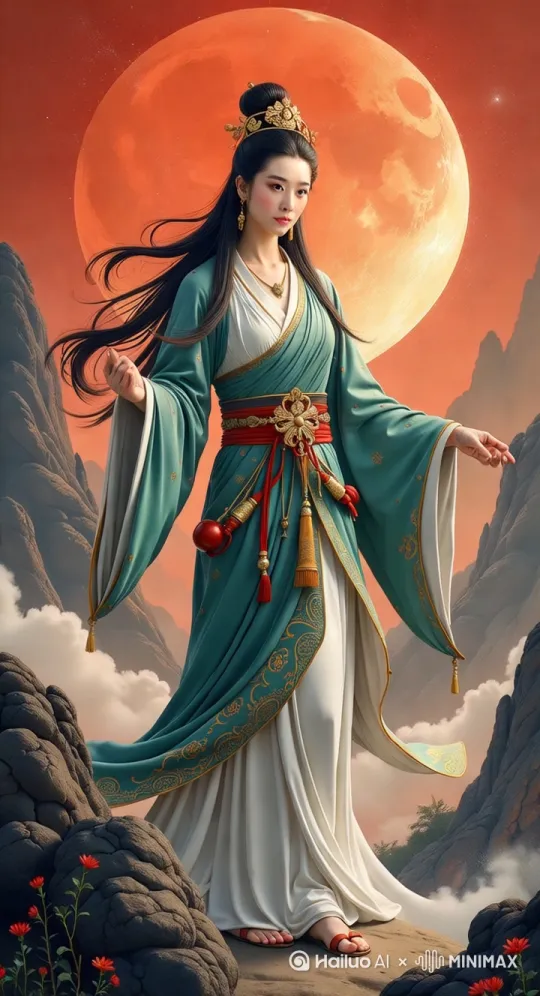 亡画面中的人物看着前方，双手武动，嘴巴微笑着开口说话，首尾丝滑流畅，自然过度，画面清晰 by Hailuo AI Video Generator