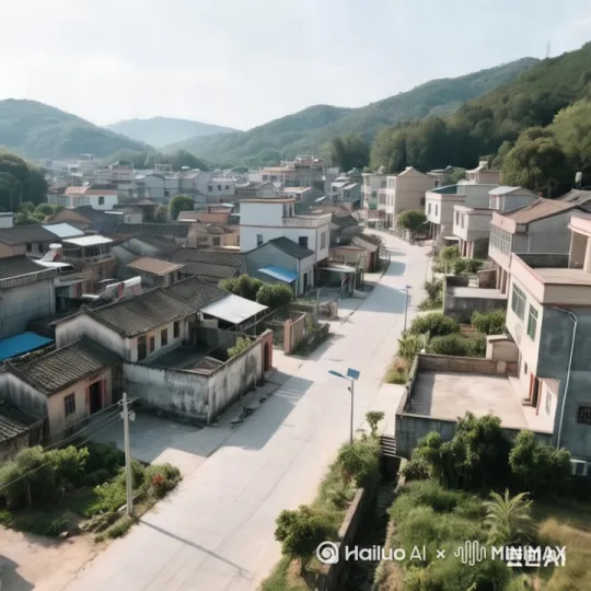 小小镇上，有很多行人，小车在行走，繁荣的景象。 by Hailuo AI Video Generator