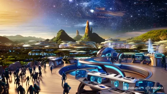 要将这个关于外星人星际旅行的故事转化为短视频素材，我们需要考虑视频的视觉呈现、叙事节奏和情感表达。以下是一个详细的短视频脚本大纲，分为多个场景，每个场景都包含视觉元素、旁白和可能的音效或音乐建议。

### 短视频脚本大纲

#### 场景 1: 泽塔星球 - 出发与背景

**视觉元素**:
- 开场镜头：泽塔星球的全景，展示其壮丽的自然景观和未来感十足的城市。
- 镜头切换到星际旅行中心，展示高科技设备和忙碌的泽塔星人。

**旁白**:
"在遥远的泽塔星球，居民们以探索宇宙为使命。艾尔，一个充满好奇心的年轻泽塔星人，申请了一次前往银河系边缘的星际旅行任务。"

**音效/音乐**:
- 背景音乐：宏大而充满希望的管弦乐。
- 音效：星际旅行中心的机器声和人群的低语。

**画面**:
- 艾尔站在星际旅行中心，抬头仰望星空，镜头拉近，展示他坚定的眼神。

#### 场景 2: 星际旅行的开始 - 探索者号飞船

**视觉元素**:
- 镜头切换到探索者号飞船，展示其流线型设计和内部高科技设施。
- 艾尔进入飞船，AI助手诺亚出现，屏幕上显示诺亚的虚拟形象。

**旁白**:
"艾尔乘坐的星际飞船‘探索者号’配备了先进的人工智能助手诺亚，它不仅是工具，更是艾尔在漫长旅途中不可或缺的伙伴。"

**音效/音乐**:
- 背景音乐：轻快而充满期待的电子乐。
- 音效：飞船启动的轰鸣声和诺亚的语音提示。

**画面**:
- 艾尔坐在驾驶舱中，诺亚的虚拟形象出现在屏幕上，友好地打招呼。
- 飞船穿过泽塔星的大气层，进入浩瀚的宇宙，镜头从飞船内部切换到外部，展示宇宙的壮丽景象。

#### 场景 3: 奇异的星球与文明

**视觉元素**:
- 镜头展示蓝色星球，气态巨人和机械文明的不同场景。
- 艾尔与液态金属生物、飞行生物和机械生物互动的画面。

**旁白**:
"在航行过程中，艾尔遇到了许多奇异的星球和文明：液态金属构成的智慧生物，通过心灵感应交流的飞行生物，以及拥有自我修复能力的机械生物。"

**音效/音乐**:
- 背景音乐：神秘而充满异域风情的音乐。
- 音效：不同文明的独特声音，如液态金属的流动声、心灵感应的波动声和机械运转的声音。

**画面**:
- 艾尔与不同文明的生物交流，展示他们的独特文化和科技。
- 镜头快速切换，展示不同星球的奇异景象和生物。

#### 场景 4: 友谊与挑战

**视觉元素**:
- 艾尔与莉娜在艺术星球上的互动，展示他们的友谊。
- 宇宙风暴来袭，飞船遭遇危险，艾尔和诺亚紧急应对。

**旁白**:
"艾尔结识了来自艺术星球的莉娜，他们的友谊成为了星际旅行中最珍贵的记忆。然而，旅途并非一帆风顺，艾尔的飞船遭遇了一场强烈的宇宙风暴。"

**音效/音乐**:
- 背景音乐：温馨而充满情感的旋律。
- 音效：风暴的呼啸声和飞船系统的警报声。

**画面**:
- 艾尔和莉娜在艺术星球上欣赏和创造美，展示他们的友谊

**视觉元素**:
- 艾尔回到泽塔星球，受到欢迎。
- 艾尔站在高处，俯瞰泽塔星球，思考宇宙的奥秘
* by Hailuo AI Video Generator