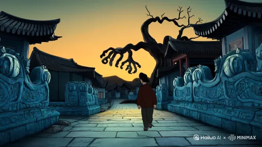创作思路
**
故事背景:故事设定在青崖村,这个村庄有着古老的历史和神秘的祭祀传统,村中的千年古槐更是充满诡异色彩,为灵异事件的发生提供了神秘的环境土壤。
主要情节:以林秋白返乡调查村民失踪案为线索,通过一系列离奇事件,如深夜槐树下的哭声、棺材中的女尸等,逐步揭开村庄背后的诅咒秘密,情节跌宕起伏,充满悬念。
槐棺谣
林秋白踩着青石板走进青崖村时,暮色正沿着斑驳的马头墙往下淌。他握紧相机,镜头里的村庄像幅褪了色的水墨画,唯有村头那株千年古槐,虬结的枝干如巨人垂落的手指,在风中发出沙沙的呻吟。
“年轻人,莫拍那棵树。” 佝偻的老妇人突然从巷口转出,枯槁的手按住他的镜头。她脖颈处爬满蛛网般的纹路,浑浊的眼睛却亮得瘆人,“三日前张家媳妇在树下晾衣裳,当晚就...” 话音未落,远处传来凄厉的唢呐声,八人抬着的黑棺在暮色中若隐若现,棺木缝隙渗出暗红液体,在石板路上拖出蜿蜒的血痕。
林秋白的太阳穴突突直跳。作为民俗摄影师,他本是为了拍摄傩戏而来,却在村长办公室的档案柜里发现了异常 —— 近十年间,每逢农历七月十五,村里必有年轻女子失踪。而今天,正是鬼节。
子夜时分,月光将古槐的影子投在祠堂的飞檐上,宛如一张扭曲的人脸。林秋白屏住呼吸,透过祠堂门缝望去,供桌上摆满纸扎的嫁衣,红烛在穿堂风中明明灭灭。突然,一声婴儿啼哭从槐树下传来,他攥紧手电筒冲出门,光柱扫过满地槐花,赫然照见树下蜷缩着个穿肚兜的女童,脖颈处缠绕着墨绿的槐树根须。
“别碰她!” 村长不知何时出现在身后,铁钳般的手死死扣住他的手腕。女童抬起头,空洞的眼眶里涌出黑色的液体,化作无数槐树叶簌簌飘落。林秋白挣扎间,瞥见祠堂梁柱上的壁画 —— 戴凤冠的女子被钉在槐木棺中,周围跪着全村老少,壁画角落刻着歪歪扭扭的字迹:“槐娘索命,血债血偿”。
凌晨三点,林秋白被急促的拍门声惊醒。门外站着白天遇见的老妇人,她手里捧着个油纸包,打开竟是半块发霉的状元糕:“秋白,你还记得小时候我给你塞过的糖糕吗?” 林秋白如坠冰窟,这个只有他和已故祖母知道的秘密,此刻却从陌生人口中说出。
老妇人掀开衣袖,手腕上三道齿痕清晰可见 —— 那是他六岁那年,为了抢糖糕在祖母手上咬的。“七十年前,我爹为了中举,把我姐姐活祭给了槐树精。” 她颤抖着指向古槐,树皮上浮现出一张痛苦扭曲的女人面孔,“从那以后,每代族长都要用亲生女儿偿债。你娘...” 话音戛然而止,老妇人的身体开始透明化,化作满地槐花。
惊雷炸响的瞬间,林秋白终于想起母亲临终前的呓语:“别回青崖,别碰槐树...” 祠堂方向传来惊天动地的轰鸣,他冲过去时,古槐轰然炸裂,露出里面堆满白骨的槐木棺,棺中女尸的面容,竟与他在母亲遗物中见过的幼年照片一模一样。
暴雨倾盆而下,林秋白跪在泥泞中,看着血水混着雨水漫过青石板。远处传来唢呐声,这次抬棺的八人皆是村中孩童,他们空洞的眼神望向他,齐声唱起古老的歌谣:“槐娘醒,槐棺开,状元债,子孙偿...” by Hailuo AI Video Generator