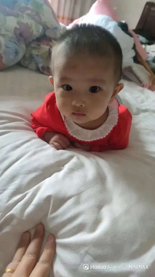 宝宝穿超人服飞到天上兜一圈 by Hailuo AI Video Generator