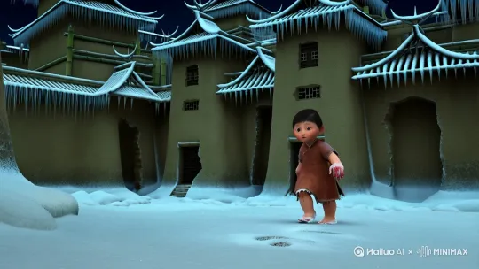 时空锚点
◇ 西汉元帝时期寒夜 ◇ 夯土墙夹竹骨结构 ◇ 三进式豪绅宅邸 ◇ 冰棱垂悬的滴水檐
人物构建
▷ 九岁蓬头稚子 ▷ 赭褐色麻絮裋褐 ▷ 冻红脚踝陷雪堆 ▷ 指节结满霜花 ▷ 鼻尖悬着呵气凝成的冰晶
动态轴线
→ 铁锥在墙缝间螺旋钻探 → 夯土崩裂如雪崩 → 碎屑凝成《急就章》残简 → 瞳孔倒映墙内青铜连枝灯
器物符号
◆ 缺口陶碗承灯影 ◆ 松烟墨写《孝经》素帛 ◆ 墙内紫檀案上《诗经》鎏金匣 ◆ 裂缝渗出的椒房殿暖香
微观史诗
◎ 光束中浮动的韦编竹简尘埃 ◎ 颤抖指尖抚过"首孝悌 次谨信" ◎ 裋褐补丁与锦缎帷幔的材质对撞 ◎ 冰锥融化在《尔雅》注疏页
光影剧场
◑ 青铜灯树七重光晕 ◑ 凿壁孔洞形成日晷投影 ◑ 雪地反射的冷光与暖黄光束角力 ◑ 睫毛冻结成水晶帘
文明隐喻
∞ 裂缝形似甲骨文"学"字 ∞ 冻疮渗血染红《春秋》断简 ∞ 雪粒在空中重组为《苍颉篇》 ∞ 裋褐渐透出十二章纹
声景蒙太奇
♫ 墙内《鹿鸣》雅乐 ♫ 雪压竹折的裂响 ♫ 帛书翻动的沙沙声 ♫ 饥肠辘辘与风雪呼啸的和弦 by Hailuo AI Video Generator