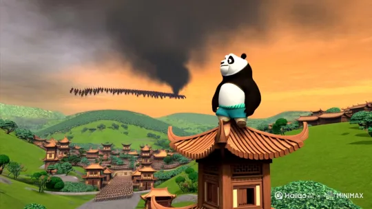 巧用“空城计”的少年
 
在东汉末年，天下大乱，各路诸侯纷纷崛起，局势动荡不安。有个叫小轩的少年，生活在一座名为安城的小城。安城虽小，却是兵家必争的交通要道。
 
小轩自幼饱读诗书，尤其对兵法谋略兴趣浓厚，时常研读《三十六计》，对其中的计谋烂熟于心，总盼着能有机会一试身手。
 
一日，一股流寇听闻安城物资丰富，便起了掠夺之心，率领数千人朝安城浩浩荡荡而来。城中守军不过数百，且军备不足，百姓们得知消息后，顿时陷入一片恐慌，纷纷叫嚷着要弃城逃命。
 
小轩此时挺身而出，他深知在这危急关头，慌乱只会加速城破。他登上城楼，眺望远方那遮天蔽日而来的流寇，心中迅速盘算。突然，他想到了《三十六计》中的“空城计” 。
 
小轩赶忙找到守城将领，恳切地说：“将军，如今敌众我寡，硬拼必败。不如用空城计，或许能退敌。” 将领看着眼前镇定自若的少年，虽心有疑虑，但眼下也无更好办法，便点头应允。
 
于是，小轩指挥城中百姓，将店铺照常开张，街上行人往来如常，只是暗中撤去城头旌旗，收起刀枪。又打开四面城门，派少许老弱残兵扮作百姓模样，在门口洒水扫街，一副毫无防备的样子。而小轩自己，则身披长袍，带着两个书童，在城楼之上焚香抚琴，神情悠然。
 
不多时，流寇大军兵临城下。为首的贼首看到城门大开，城楼上小轩气定神闲地抚琴，周围百姓安然自若，心中顿时生疑。他深知安城是战略要地，按常理不应如此毫无防备，莫不是有重兵埋伏？想到这，贼首勒住缰绳，不敢贸然进军。
 
小轩在城楼上，将琴音拨弄得越发沉稳悠扬，似在向贼首传递城中平静、毫无惧意的信号。贼首在城下徘徊良久，越想越觉得其中有诈，最终，他大手一挥，下令撤军。
 
看着流寇远去的背影，城中百姓欢呼雀跃，纷纷对小轩投以敬佩的目光。小轩巧用 “空城计” ，不费一兵一卒，成功退敌，守护了安城百姓的安宁。经此一事，小轩也更加明白，《三十六计》中的智慧，是古人经验的结晶，在关键时刻能发挥出巨大的作用，他也决心更加深入钻研，日后能有更大的作为。
要求小轩是熊猫 by Hailuo AI Video Generator