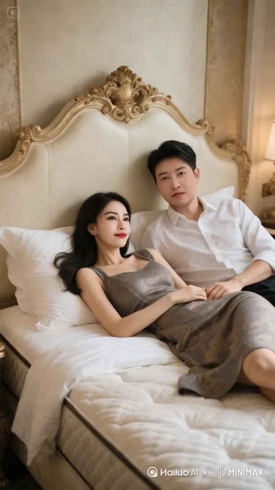 女生浑身燥热难耐，疯狂与男友舌吻 by Hailuo AI Video Generator