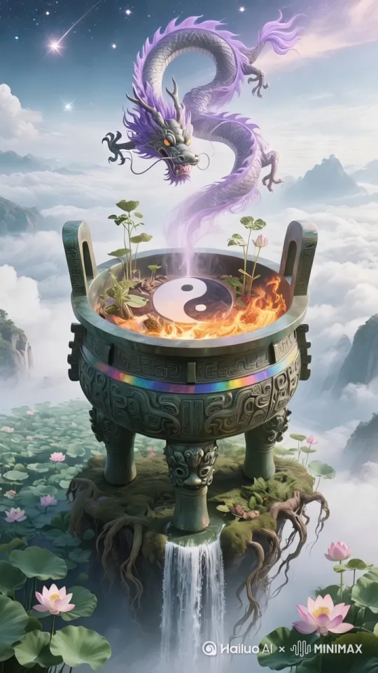 [推进,下摇,下降] by Hailuo AI Video Generator