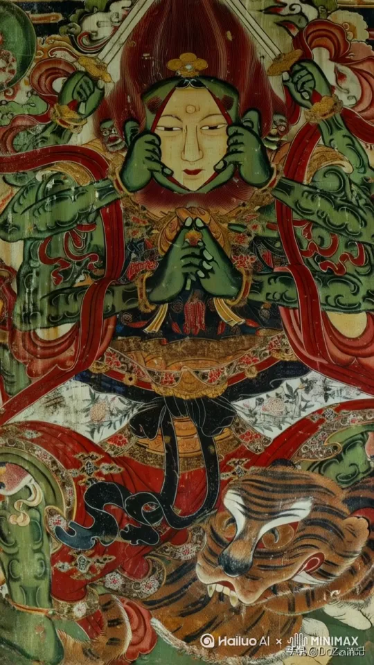 火焰从角色的脖颈下喷涌而出，迅速向上蔓延，吞噬整个头部。角色的面部特征开始扭曲变形，露出隐藏在皮肤下的骷髅结构。皮肤继续燃烧剥落，脸庞逐渐化为骇人的骷髅模样。最终，整颗头颅化作一颗燃烧的火焰骷髅，烈焰跳动，投下诡异的阴影。 by Hailuo AI Video Generator