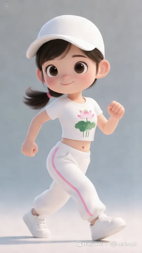 人物跑起来[跟随][拉远] by Hailuo AI Video Generator