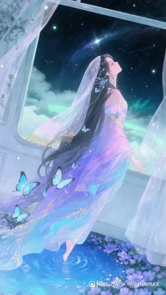给人宁静唯美空灵梦幻的氛围感 by Hailuo AI Video Generator