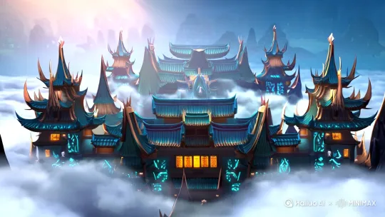玄幻视频分镜头脚本
镜号
景别
时长
画面
旁白
音效
1
全景
5s
镜头从云雾缭绕的高空缓缓下降，展现出一座悬浮在云海之上的古老城池，城池建筑风格奇特，飞檐斗拱，流光溢彩，城墙之上刻满神秘符文，在阳光照耀下散发着微弱光芒。
在那神秘莫测的玄幻世界，有一座悬浮于云海之上的古老城池 —— 幻灵城，它承载着无数不为人知的秘密与传说。
轻柔的云雾流动声，若有若无的古老钟声
2
中景
4s
镜头推进，聚焦城池中央的巨大祭坛，祭坛上摆放着五件散发着不同光芒的神器，分别为青色、红色、蓝色、黄色和紫色，神器周围环绕着淡淡的光晕。
幻灵城中央的幻灵祭坛，供奉着守护世界的五大元素神器，它们的力量维持着世界的平衡。
轻微的风声，神器的嗡鸣声
3
近景
3s
突然，天空中乌云密布，一道黑色闪电划破天际，击中祭坛，五大神器光芒大作，相互呼应，祭坛地面的符文也开始剧烈闪烁。
然而，平静被打破，一股邪恶的力量悄然降临，试图打破世界的平衡，五大神器感受到威胁，迸发出强大的力量。
thunderous roar（雷鸣声），神器的强光闪烁声
4
特写
3s
镜头切换到祭坛旁的一棵古老巨树，树皮上的纹路突然发出光芒，浮现出一段古老的文字，文字缓缓流动，仿佛在诉说着什么。
古老的预言树苏醒，浮现出神秘的预言，似乎在告知人们应对危机的方法。
树叶的沙沙声，文字流动的神秘音效
5
中景
4s
一位身着白色长袍、手持法杖的老者从城池中飞出，法杖顶端的水晶球散发着柔和的光芒，他面容严肃，望向祭坛方向。
幻灵城的守护者 —— 灵虚长老，感受到危机的降临，决定挺身而出，守护世界的和平。
法杖划破空气的声音，老者的沉稳呼吸声
6
近景
3s
灵虚长老法杖一挥，一道光束射向祭坛，祭坛上的符文光芒更盛，五大神器的光芒逐渐融合，形成一个巨大的防护罩，笼罩住整个城池。
灵虚长老施展强大魔法，借助五大神器的力量，筑起防护罩，抵御邪恶力量的侵袭。
魔法能量的涌动声，防护罩形成的清脆声响
7
全景
5s
镜头拉远，从高空俯瞰整个幻灵城，防护罩与乌云激烈对抗，闪电不断击打在防护罩上，溅起耀眼的光芒，城池在风暴中巍然不动。
正邪力量的对抗就此展开，幻灵城能否在这场危机中坚守，一切都还是未知之数。
激烈的闪电碰撞声，能量爆发的轰鸣声
8
黑屏
2s
画面突然黑屏，只听见一声悠长的钟声回荡。
一场惊心动魄的玄幻之旅，即将拉开序幕……
悠长的钟声 by Hailuo AI Video Generator