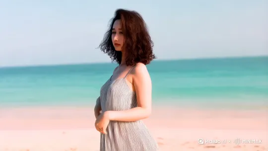 极致诱惑的海边热舞 by Hailuo AI Video Generator