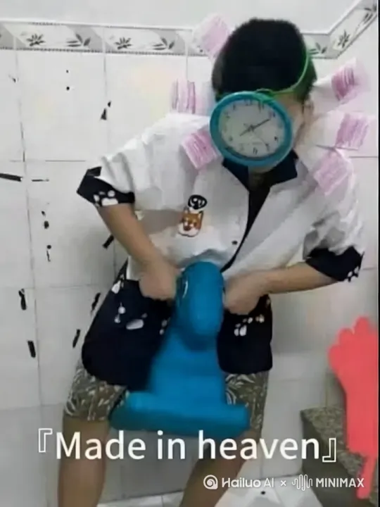图片中的人动起来。 by Hailuo AI Video Generator