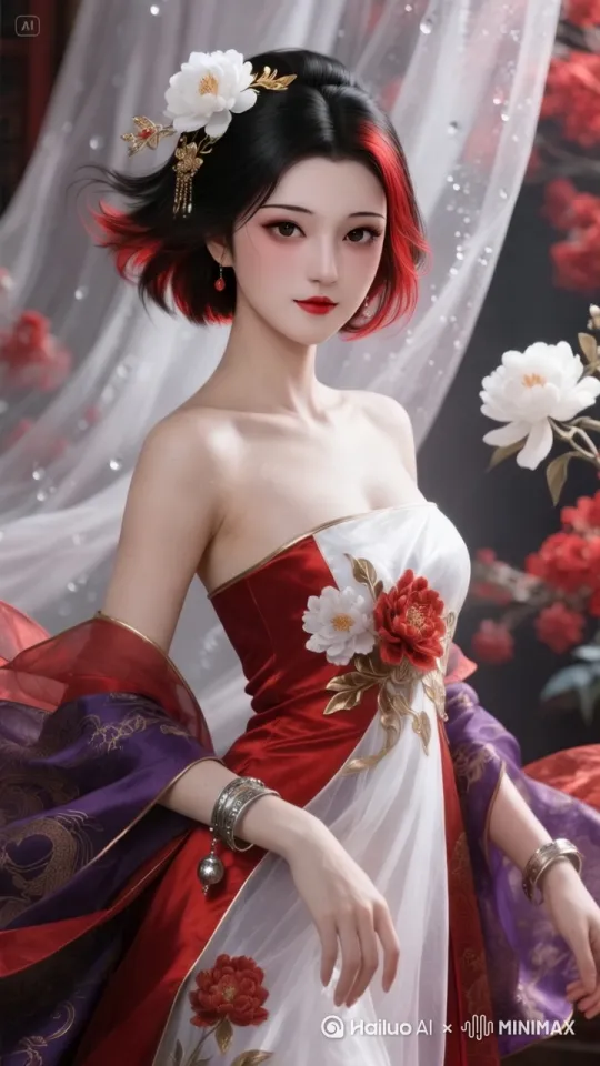 人物微表情，体态轻盈的向右边走[右移,跟随] by Hailuo AI Video Generator