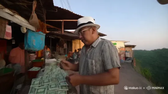 一段旅行，跨越数省，停留数地。总结一下。一切都在意料之中。退步总比进步快。辛苦的钱，都贴在脸上了，也有贴在腚上的。总之，形成了新形式的形式主义，形式一片大好，钱秃光明。失去的，比得到的多得多。只是单纯的想说。就这样吧。执著困局，无药良方，体系建设，病入膏肓，上上下下，混吃等死，既渴望战争，又期待和平。纠结又彷徨，婆心又决绝。人文怪圈里的小诸葛，永远斗不过久经沙场的老曹操。快点，洗洗睡吧。黎涛 by Hailuo AI Video Generator
