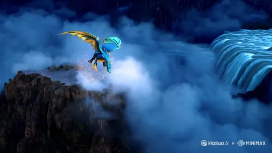生成一段6秒的1080P高清视频，主体为东方青龙盘旋在云雾缭绕的山巅。要求：
1. 画质：4K超清分辨率，60fps流畅度
2. 镜头：开场俯冲视角→环绕运镜→龙眼特写收尾
3. 色调：青金色鳞片搭配黛青背景，水墨画质感
4. 动态：鬃毛飘动+粒子光效，吐息时有火焰粒子
5. 背景：宋代山水画风格，带瀑布流动效果"

--- 电影级镜头版 ---
"制作6秒电影感短片：
- 画质：HDR 2.7K，21:9宽画幅
- 分镜：
  0-2s：低角度仰拍龙从云层破雾而出
  2-4s：跟踪镜头展示龙爪抓住山峰
  4-6s：变焦至竖瞳虹膜反射月光
- 色调：暗黑奇幻风，主色#3A1C0E+#5A8F7B
- 特效：体积光雾+动态模糊"

--- 游戏CG风格版 ---
"需要6秒Unreal引擎风格的龙视频：
• 分辨率：2560×1440 120fps
• 模型：西方火龙，熔岩纹理皮肤
• 镜头：第三人称追尾视角→喷火时第一人称视角切换
• 特效：物理解算的翅膀运动，火焰流体模拟
• 环境：被摧毁的城堡场景，加入火星飘散粒子" by Hailuo AI Video Generator