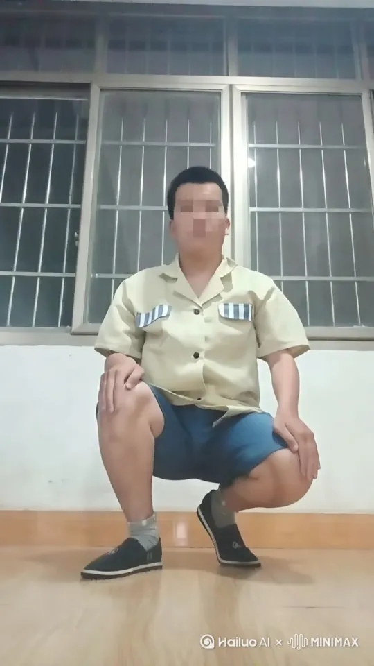 去除画面马赛克  画面不要模糊  起立 立正站姿 by Hailuo AI Video Generator