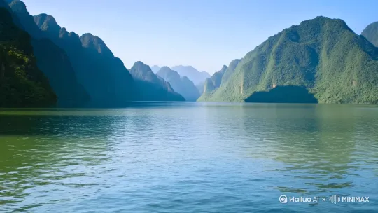 五泄风景区：堪称诸暨自然风光的瑰宝。“泄”意为瀑布，五泄景区由五泄湖、桃源、东源和西源峡谷四个景区组成。踏入景区，首先映入眼帘的是五泄湖，湖水清澈如镜，倒映着两岸青山，乘船而行，清风拂面，令人心旷神怡。行至湖尽头，便开启了一场与瀑布的邂逅之旅。沿着东源前行，一泄如月笼轻纱，柔美飘逸；二泄似双龙争壑，气势磅礴；三泄如珠帘风动，灵动活泼；四泄若烈马奔腾，汹涌澎湃；五泄犹蛟龙出海，震撼人心。五级瀑布形态各异，却又一气呵成，从山顶倾泻而下，在山谷间奏响了一曲激昂的自然交响乐。唐代古刹五泄禅寺隐匿于山林之中，梵音袅袅，为这片山水增添了几分宁静与祥和。景区四季如画，夏日可来此避暑玩水，感受瀑布带来的清凉；秋日漫山红叶，层林尽染，如诗如画；冬日银杏金黄，落叶纷飞，美不胜收。 by Hailuo AI Video Generator
