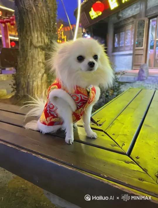 努力做一只招财小狗 by Hailuo AI Video Generator