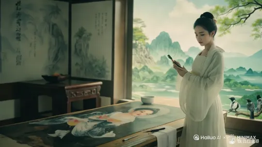 [跟随,变焦拉远,下降] by Hailuo AI Video Generator