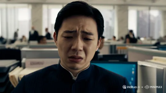 周一：上班像喝中药，忍忍就过去了。 周三：老板：‘大郎，该喝第二碗（加班）了。’ 周末：老板：‘大郎，疗程不能停，第三碗（通宵）备好了！[推出,上升,下摇] by Hailuo AI Video Generator