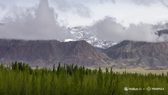 雄伟的柏树山 by Hailuo AI Video Generator