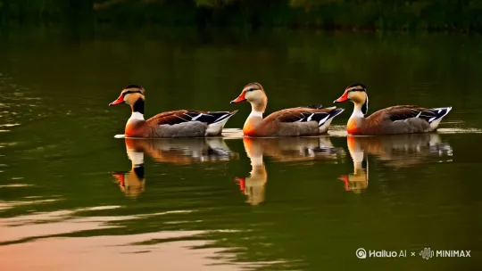 三只鸭子🦆 by Hailuo AI Video Generator