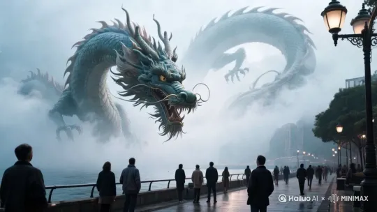 震撼的CG奇幻场景 by Hailuo AI Video Generator