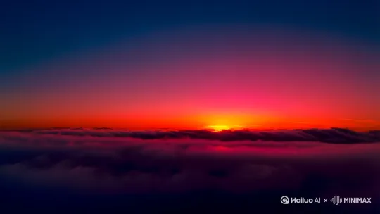 随着时间的推移，东方的天际开始微微发亮，黑暗渐渐褪去。起初，那亮光只是一抹淡淡的粉红，如少女羞涩的红晕，轻柔地晕染在天边。慢慢地，这抹粉红越来越亮，逐渐变成了金黄色，仿佛是大自然用画笔精心勾勒出的一幅绚丽画卷。 

紧接着，一个小小的亮点从云海中缓缓浮现，那是太阳即将升起的信号。亮点越来越大，越来越亮，如同一个燃烧的火球，在云海中翻滚、跳跃。终于，太阳的一角冲破了云海的束缚，喷薄而出，瞬间，万丈光芒洒向大地，照亮了整个泰山。 

阳光洒在山顶的石头上、树木上、游客们的脸上，一切都被染上了一层金色的光辉。云雾在阳光的照耀下，变得五彩斑斓，如梦如幻。泰山的奇石、雾凇在阳光的映照下，更加显得奇绝壮观。游客们被眼前的美景所震撼，纷纷发出惊叹声和欢呼声，用相机记录下这难忘的瞬间。 

随着太阳的不断升高，整个泰山被照亮，一片生机勃勃的景象展现在眼前。山间的云雾渐渐散去，露出了翠绿的山林和蜿蜒的山路。远处的山峦在阳光的照耀下，连绵起伏，犹如一幅壮丽的山水画卷。 by Hailuo AI Video Generator