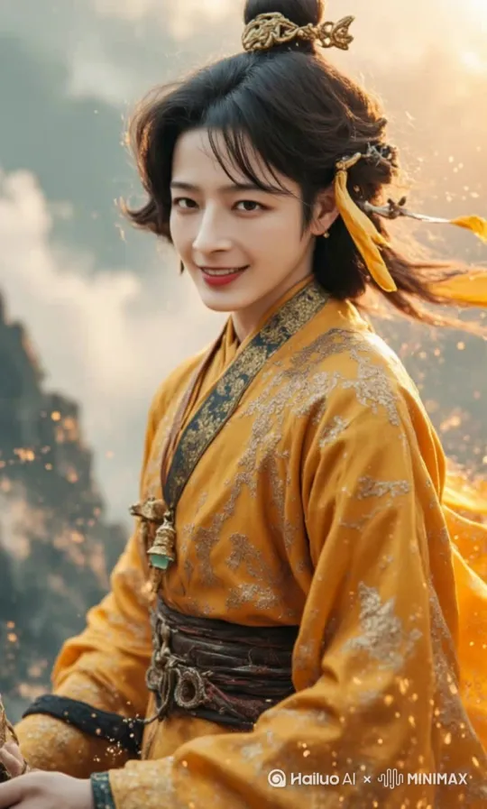 上传面部参考图，生成古典武侠风视频写真 by Hailuo AI Video Generator