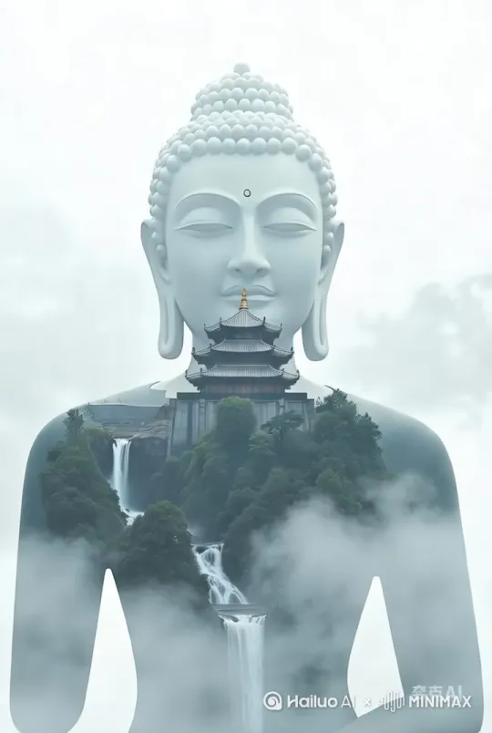 瀑布流水，云气升腾
[拉远,上升,下摇] by Hailuo AI Video Generator