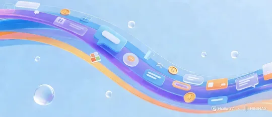 线条缓缓的抖动 镜头拉近 [左移] 小模块在上面跳动 翻转 比较活跃[变焦推进] by Hailuo AI Video Generator