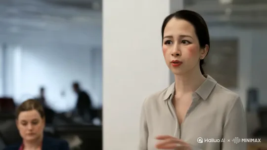 生成讲话有声音 by Hailuo AI Video Generator