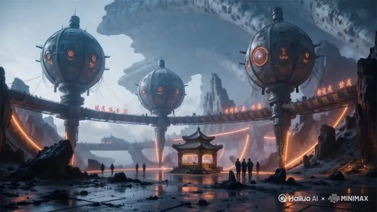 镜头快速拉近到小庙前 by Hailuo AI Video Generator