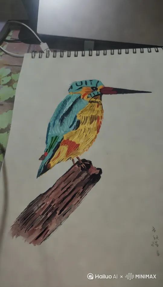 让这个小鸟飞起来 by Hailuo AI Video Generator