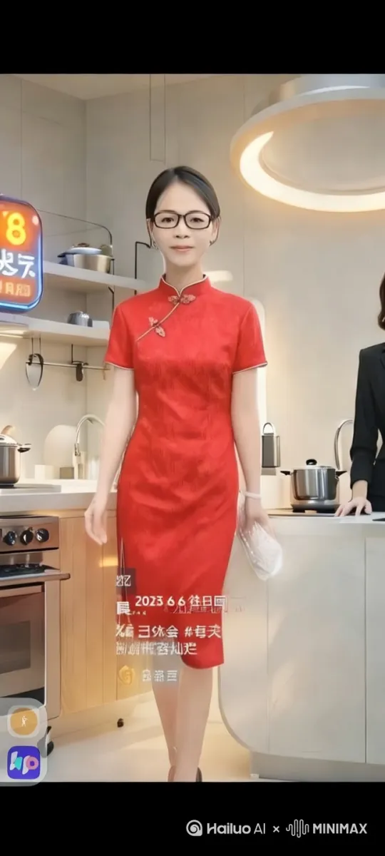 动动起来做一个伟杰厨具店直播间 by Hailuo AI Video Generator