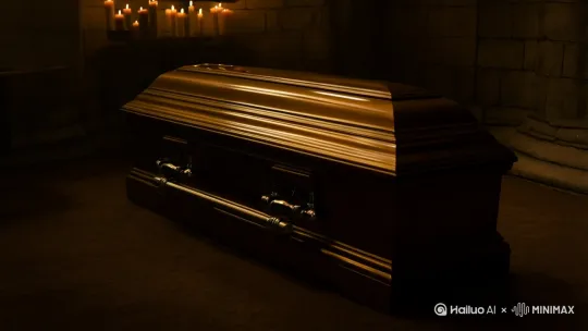 我死的人在棺材里爬出 by Hailuo AI Video Generator