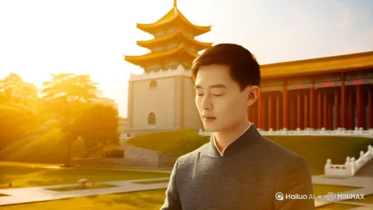 北京大学数学天才教授，韦东奕是上天派到人间来震救地球🌏人类时，先让华夏文明复兴起来的科技之神！ by Hailuo AI Video Generator