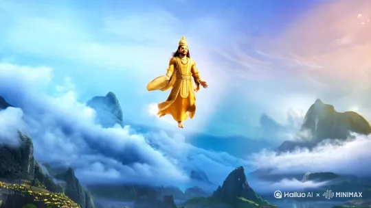 全网最火，流量最大文曲星下凡视频，祝福高考生，文曲星附身，逢考必过，旗开得胜，金榜题名 by Hailuo AI Video Generator