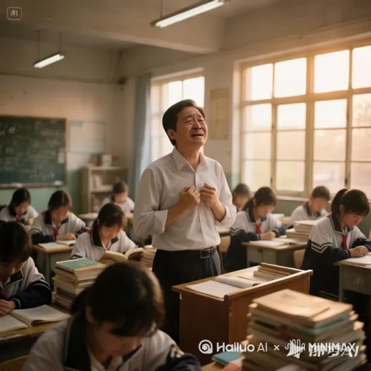 说话看老师 by Hailuo AI Video Generator