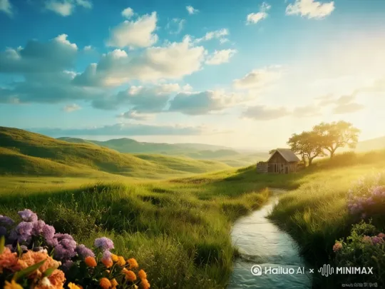 一花海 by Hailuo AI Video Generator