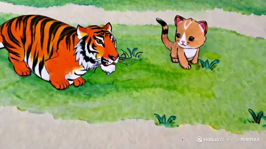 画龙画虎画小草画龙画虎画小猫画龙画虎画小乔画龙画虎画小乔画龙画虎画风卡拉东特 by Hailuo AI Video Generator