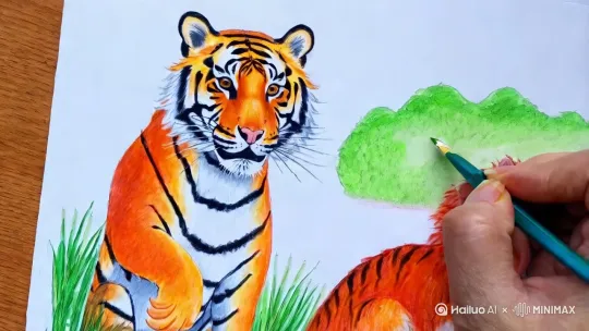 画龙画虎画小草画龙画虎画小猫画龙画虎画小乔画龙画虎画小乔画龙画虎画风卡拉东特 by Hailuo AI Video Generator